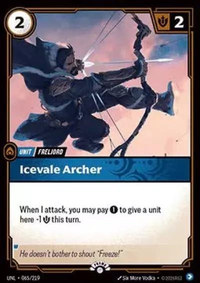 Icevale Archer - UNL-065-p - Promotional Cards - Riftbound card